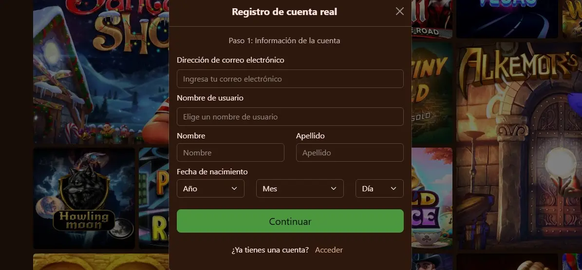 Cocoa Casino Registration